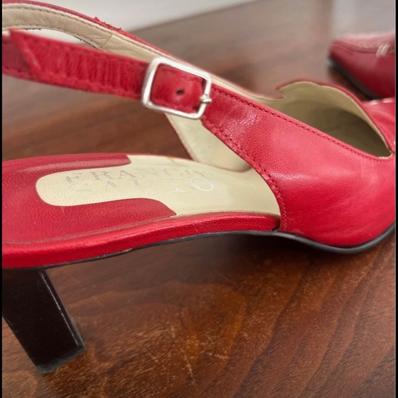 Franco Sarto Women’s Red Slingback Shoes size 5.5/ 6 - Picture 6 of 8